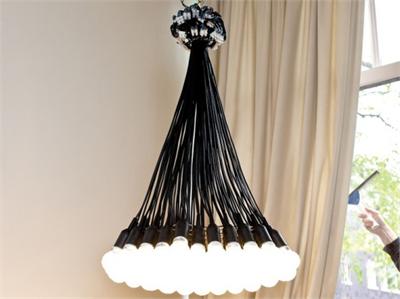 Droog Design 85 Lamps Chandelier Rodi Graumans Droog Lamp Droog Design 85 Lamps Chandelier Rodi Graumans Droog Lamp