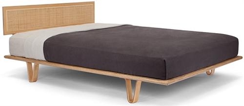 Case Study Bentwood Bed Cane Headboard Modernica Bed Case Study Bentwood Bed Cane Headboard Modernica Bed