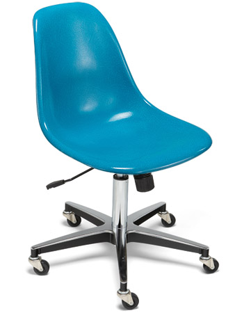 Modernica Case Study Side Shell Rolling Chair Fiberglass Desk Chair Modernica Case Study Side Shell Rolling Chair Fiberglass Desk Chair