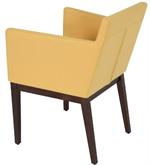Amelie Lounge Chair Armchair Leather by Saba Italia